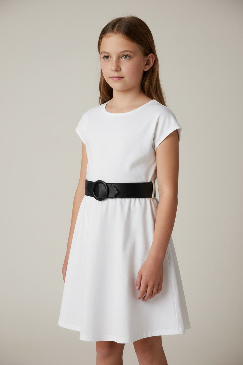 Robe enfant « Parce qu’on peut être une princesse partout » – adapté, ouverture épaules