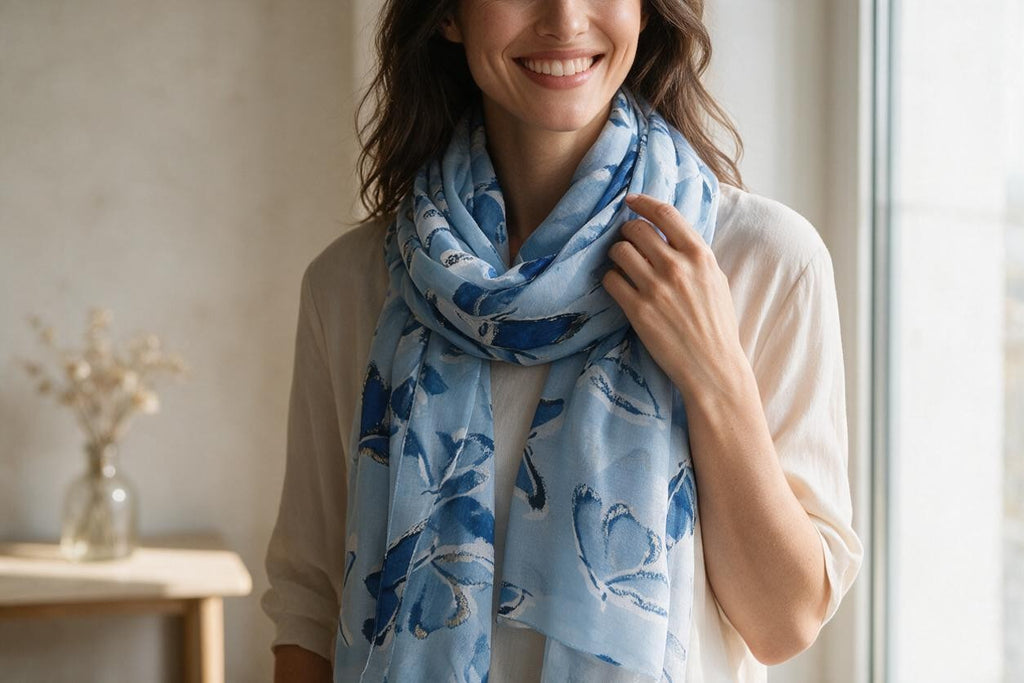 Foulard papillons – doux, léger et élégant