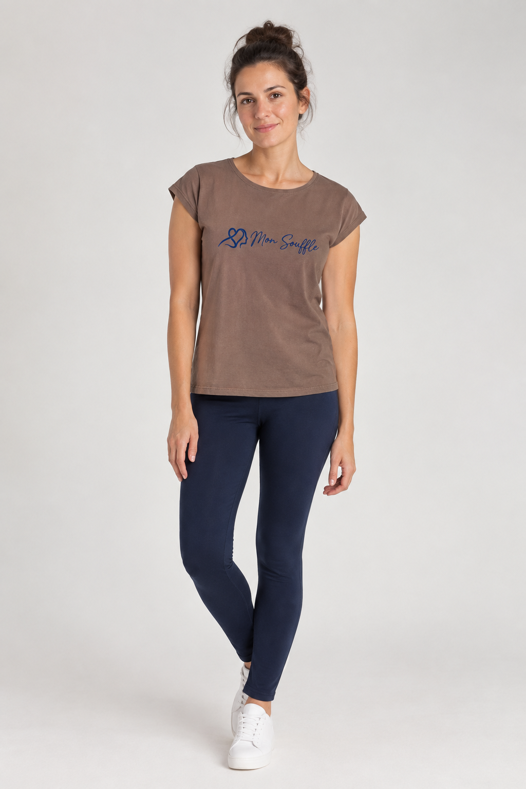 T-shirt femme Mon Souffle esprit sport – adaptée, ouverture épaules