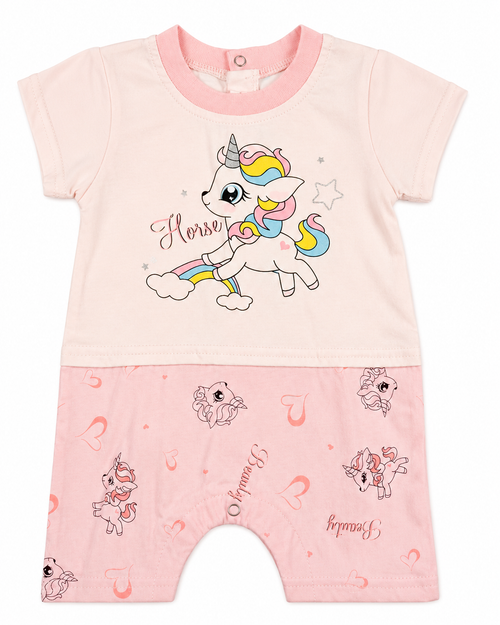 Coffret Combishort bébé licorne