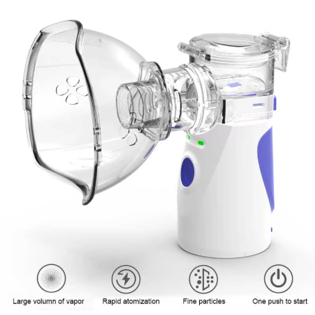 Mini nébuliseur portable et silencieux pour les soins respiratoires – Adulte & Enfant