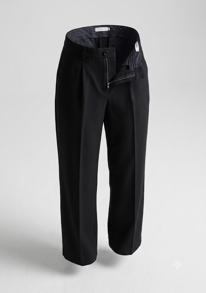 Pantalon Fluide Taille Haute – Confort & Élégance