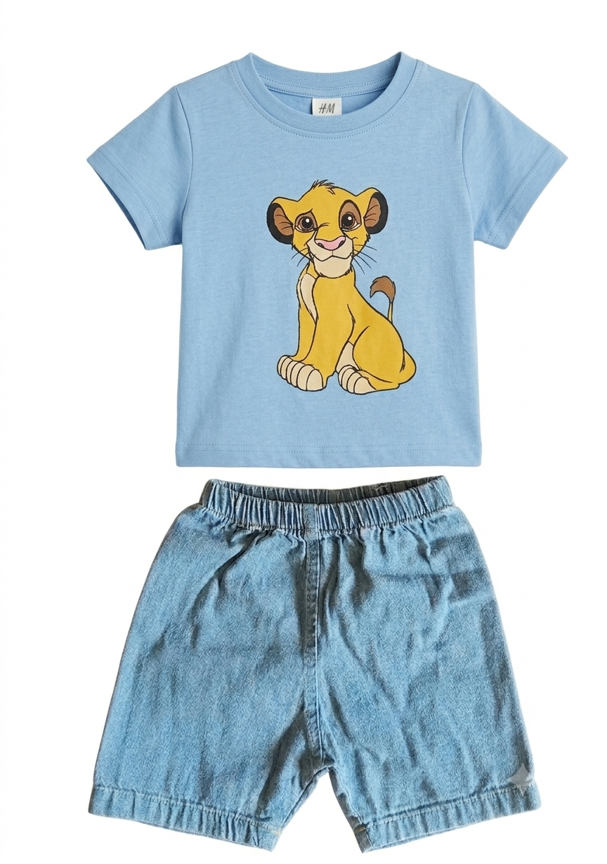 Ensemble enfant t-shirt & short jean