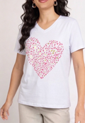 T-shirt Cœur – Boutons-pression